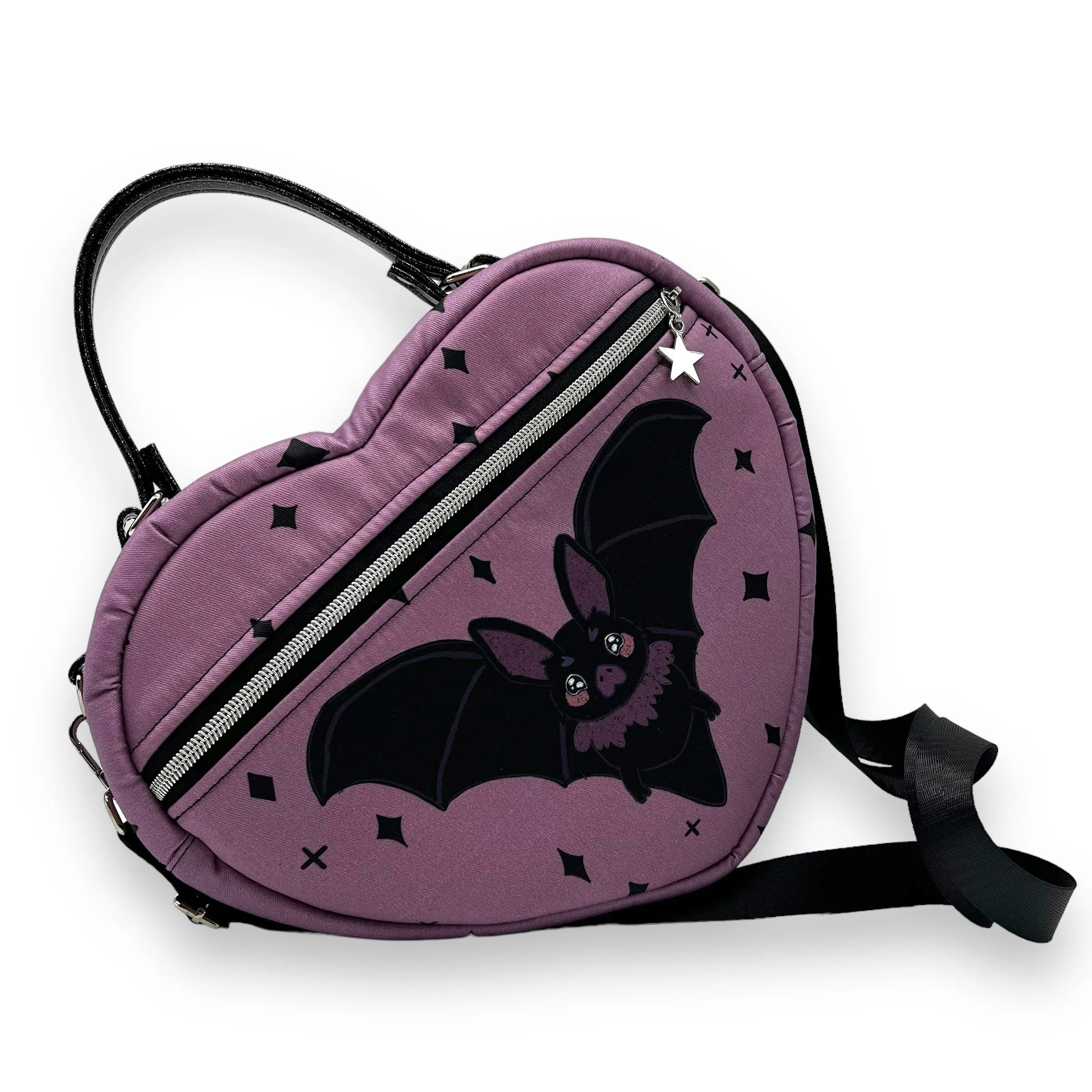 Dolly Bat Heart Bag / Dorkabrain Collaboration