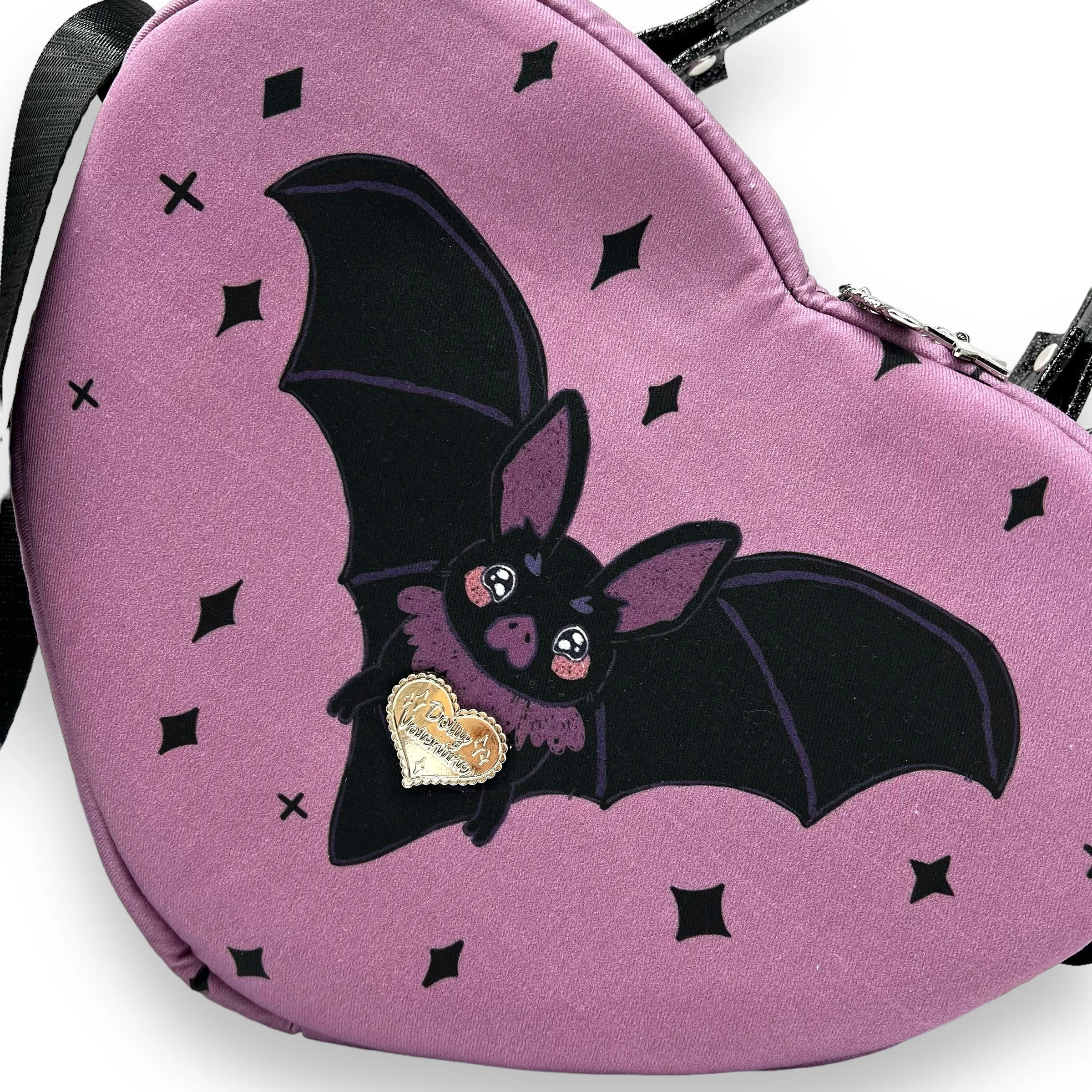 Dolly Bat Heart Bag / Dorkabrain Collaboration
