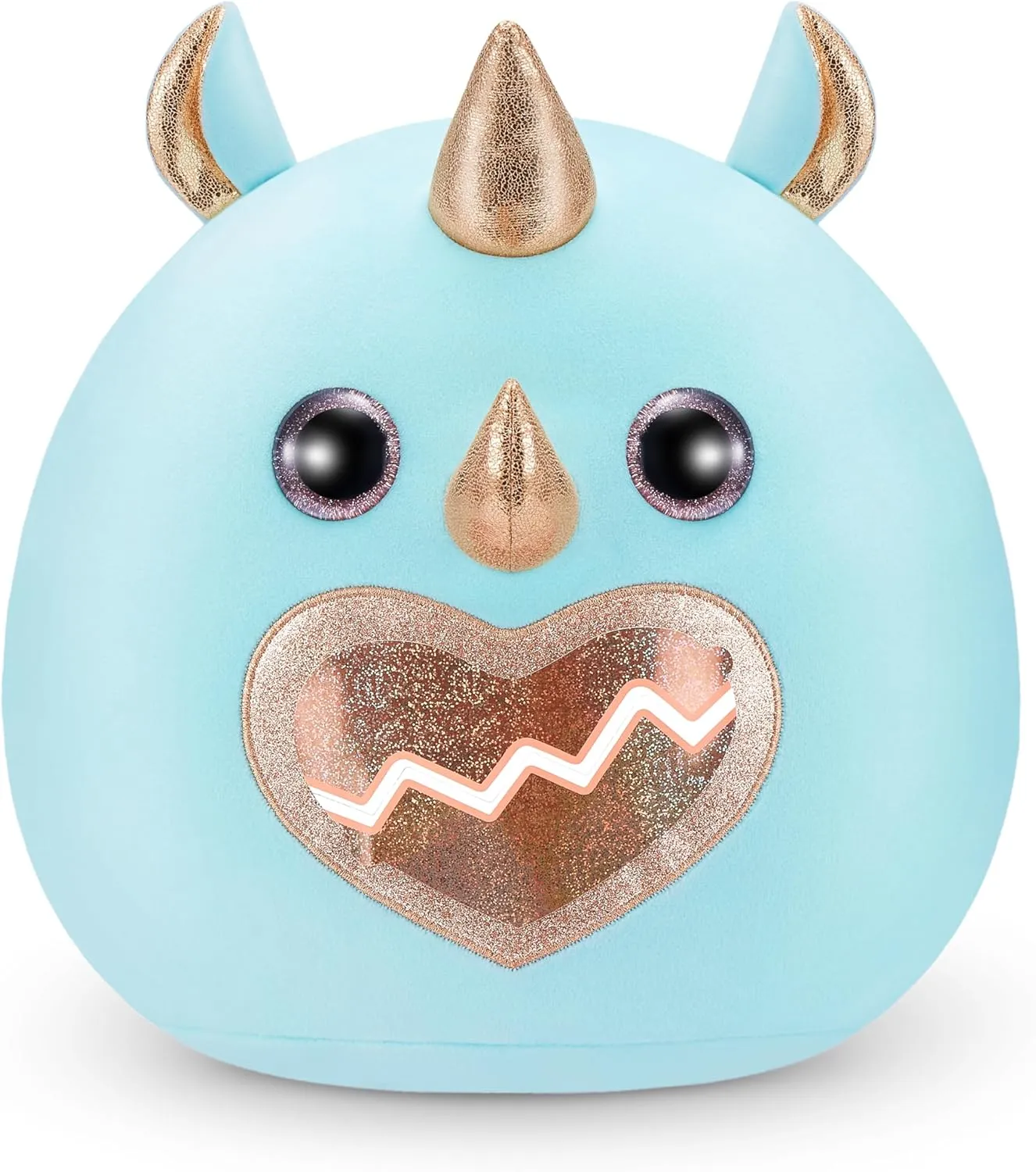 Eggzania Fairy Mania (Rhino) by ZURU, Plush Toy, Collectible Plush, Surprise Eggs, Wearable Accessories, Slime, Toys for Girls