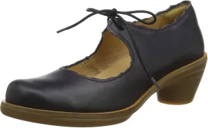 El Naturalista Womens Aqua 5354 Leather Heel Shoes