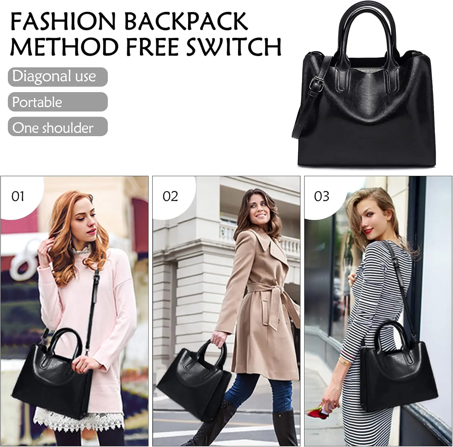 Elegant Women's Handbag Women Large Top Handle Handbag Ladies