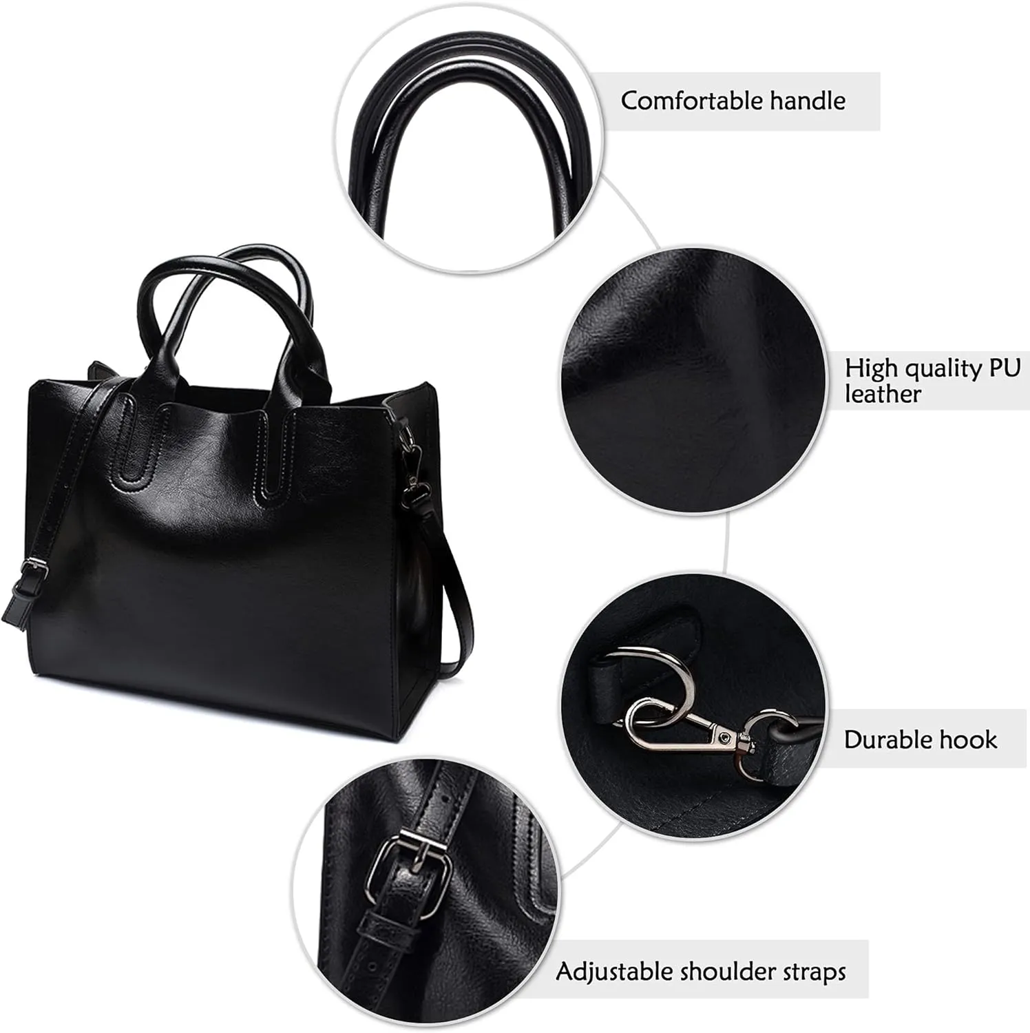Elegant Women's Handbag Women Large Top Handle Handbag Ladies