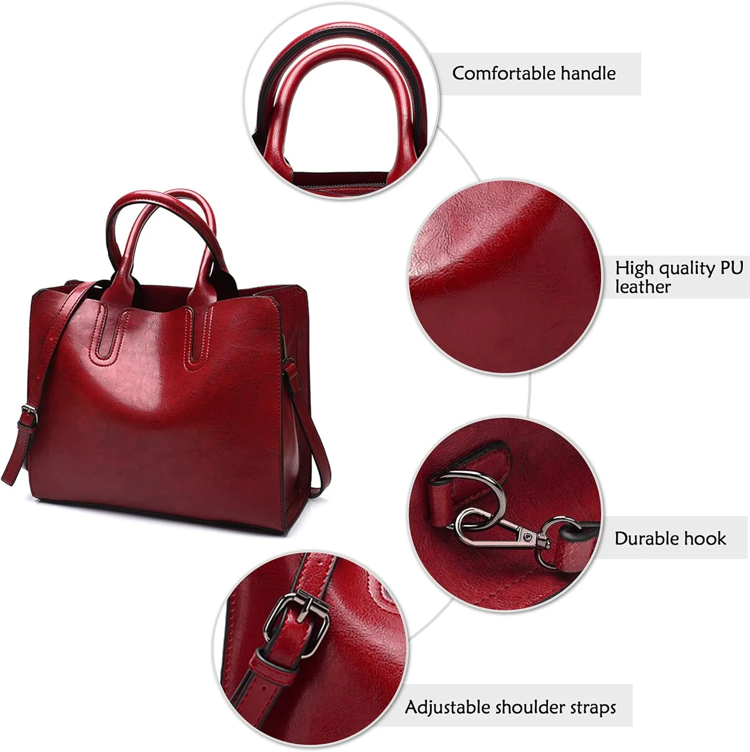 Elegant Women's Handbag Women Large Top Handle Handbag Ladies