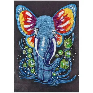 Elephant-Special Shaped Crystal Diamond Painting-30*40cm