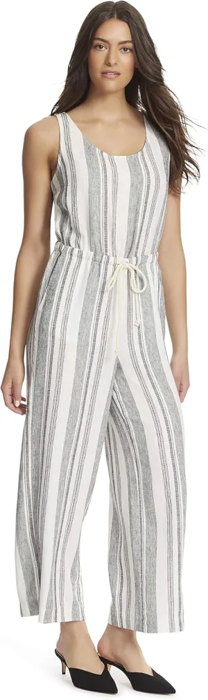 Ella Moss womens Surplice Crossback Wide Leg Jumpsuit