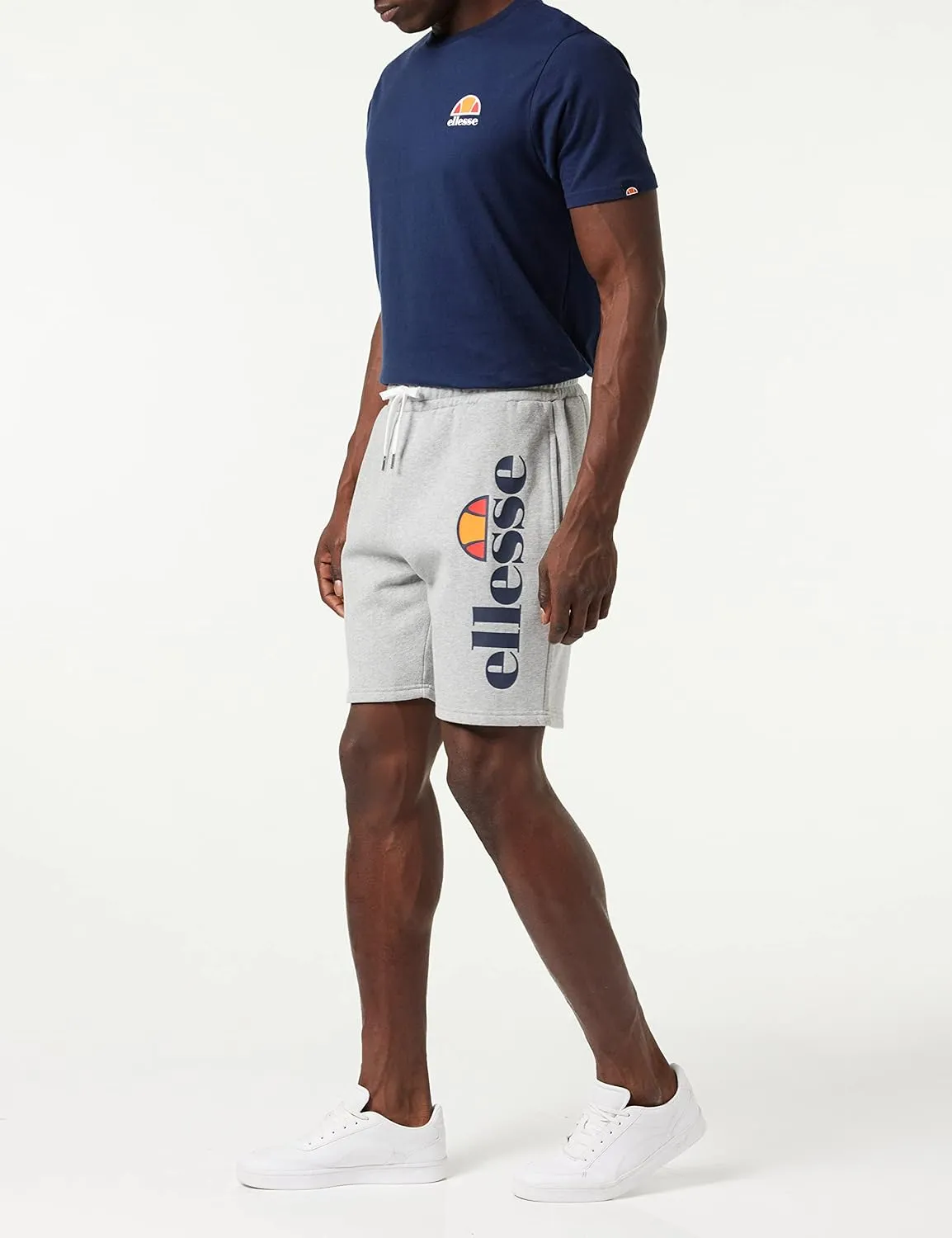 ellesse Men's Bossini Fleece Sweat Shorts, Grey