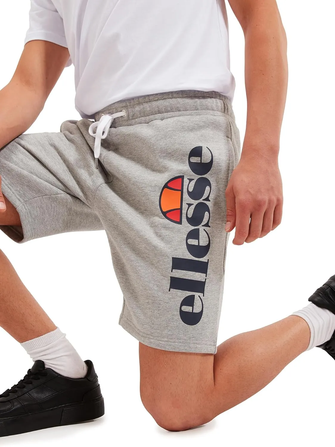 ellesse Men's Bossini Fleece Sweat Shorts, Grey