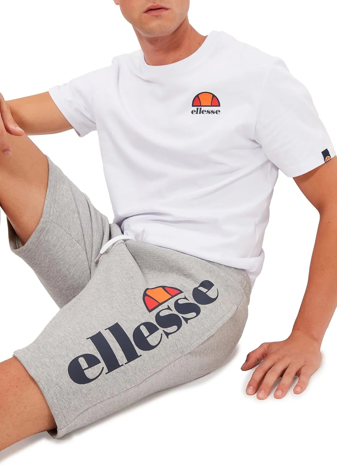 ellesse Men's Bossini Fleece Sweat Shorts, Grey
