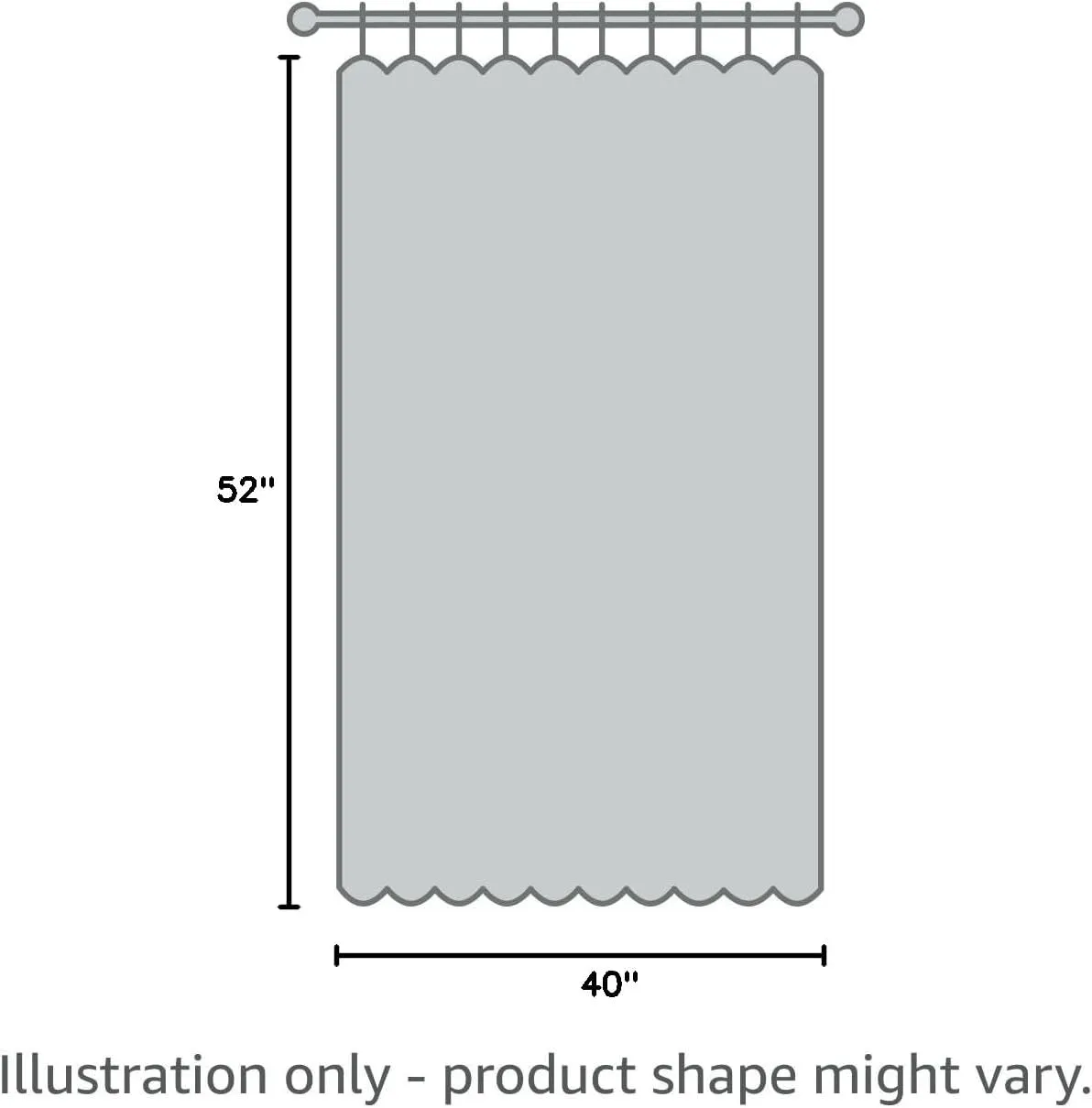 Elrene Home Fashions Mia Jacquard Scroll Blackout Window Curtain, 52" x 95" (1 Panel), Taupe