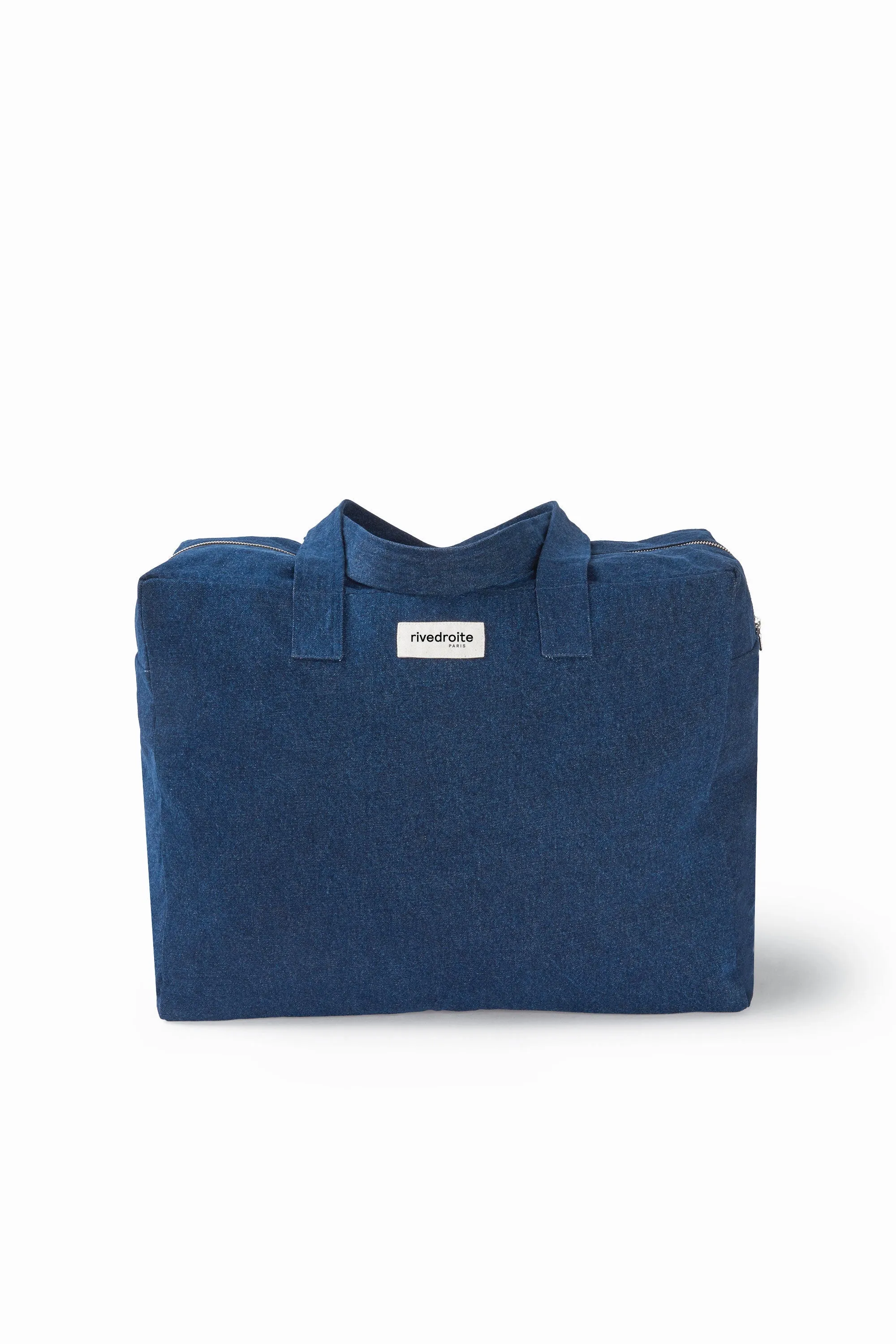 Elzevir the big weekend bag - Upcycled raw denim