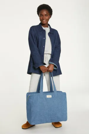 Elzevir the big weekend bag - Upcycled Stonewashed denim