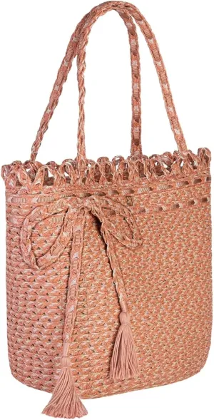 Eric Javits Squishee St. Tropez Straw Tote Bag for Women - Summer Beach Bags for Women - Cute Tote Bags & Purses for Women