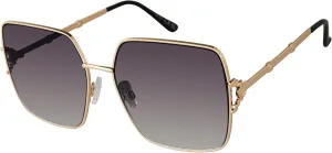 essica Simpson Women's J6214 Oversized Cat Eye Square Sunglasses