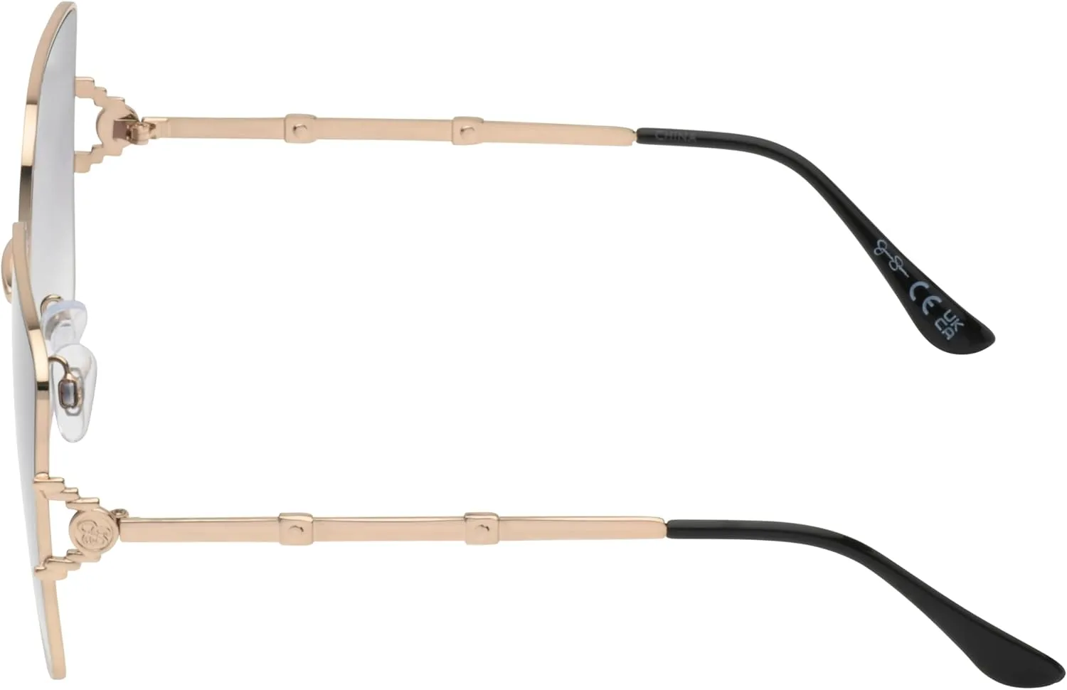 essica Simpson Women's J6214 Oversized Cat Eye Square Sunglasses
