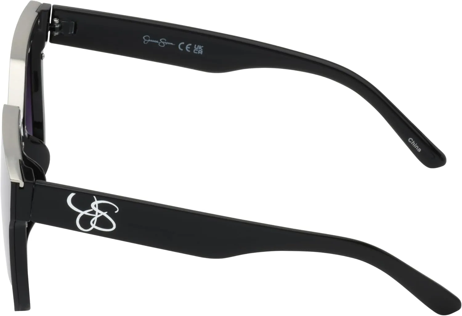 essica Simpson Women's J6214 Oversized Cat Eye Square Sunglasses