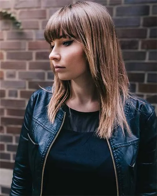 ETANA Embroidered Floral Leather Biker Jacket