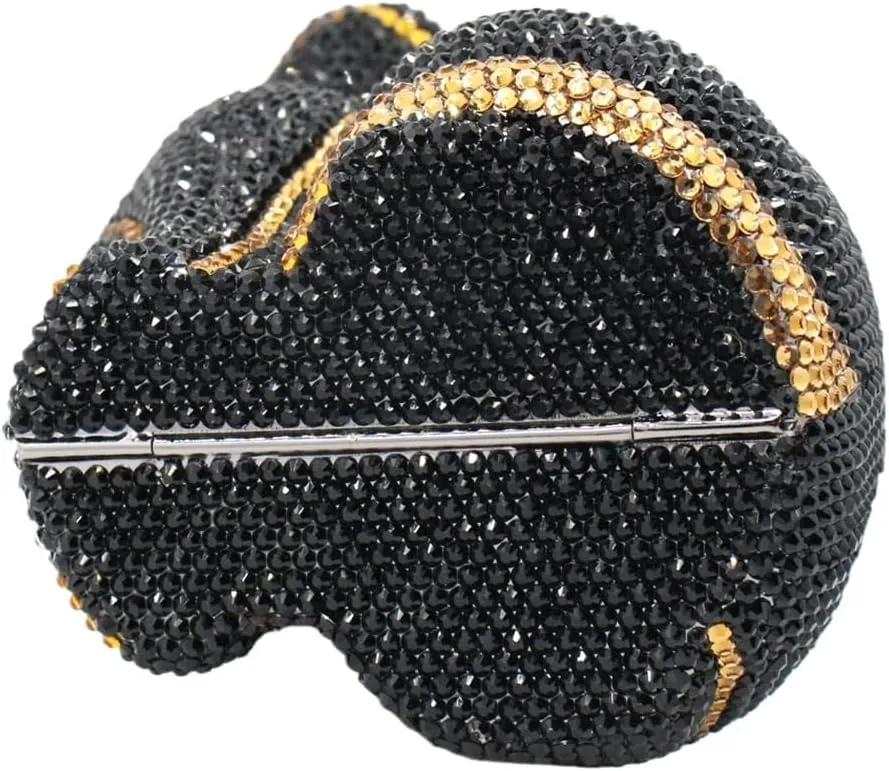 Evening Clutch Bags Bling Cocktail Party Rhinestone Handbag Crystal Cat Shape Crossbody bag