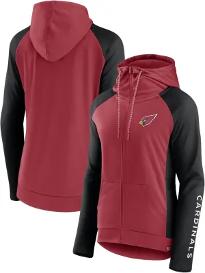 Fanatics Women's NFL End Around Lightweight Raglan Full-Zip Hoodie Jacket