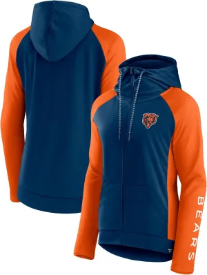Fanatics Women's NFL End Around Lightweight Raglan Full-Zip Hoodie Jacket