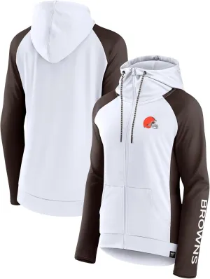 Fanatics Women's NFL End Around Lightweight Raglan Full-Zip Hoodie Jacket