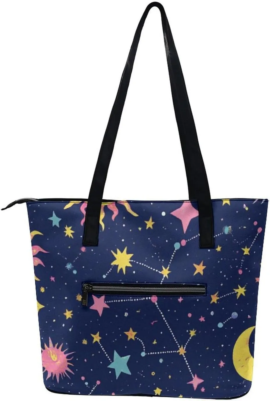 Fashion Coach Handbags for Women, Reusable Large Capacity Long Handle Tote Bag for Shopping, Work