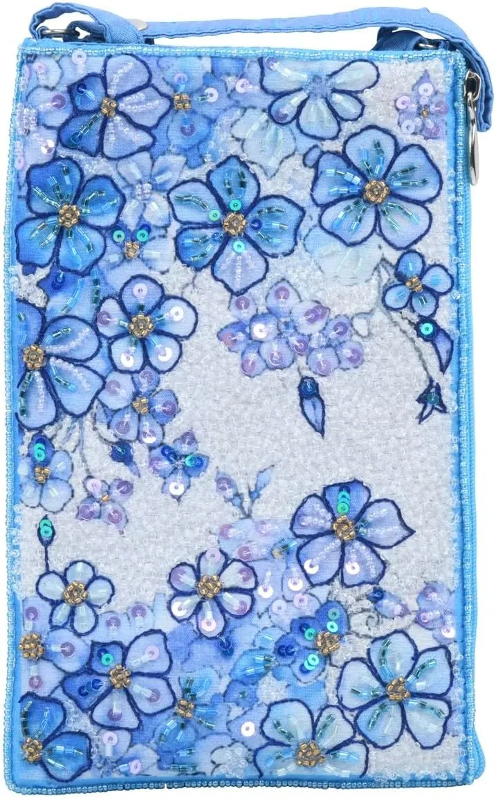 Floral Club Bag Beaded Phone Crossbody, Multi