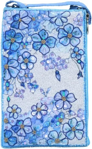 Floral Club Bag Beaded Phone Crossbody, Multi