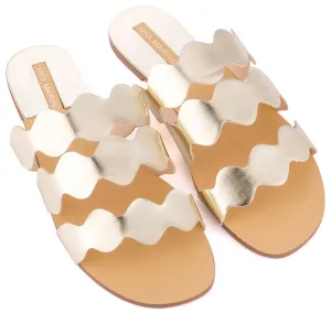 Floret Scalloped Sandal