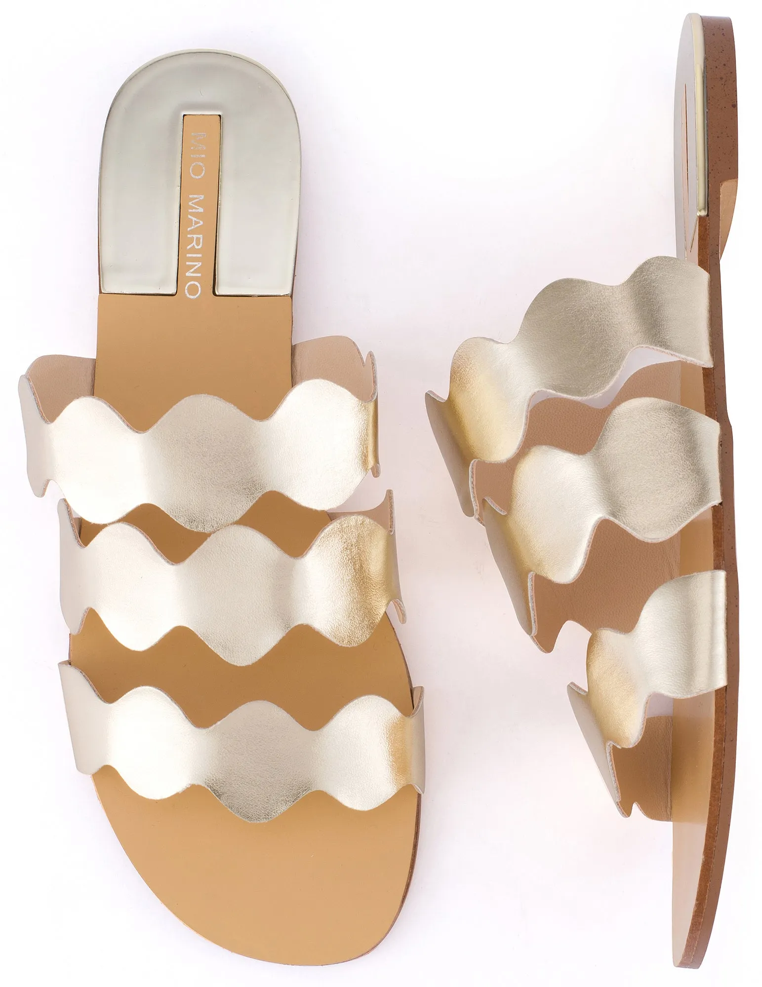 Floret Scalloped Sandal