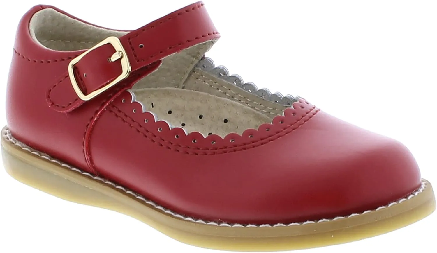 FOOTMATES Baby-Girl's Allie (Infant/Toddler/Little Kid) Mary Jane Flat