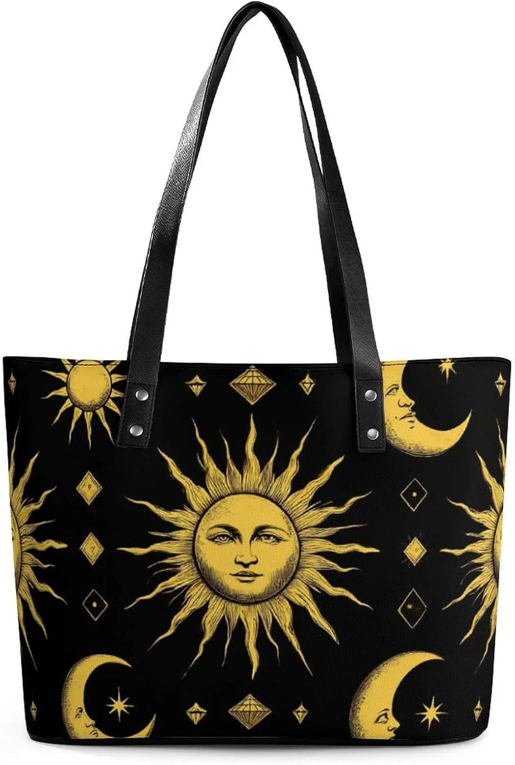 Funny Lightweight Tote Bag, Women's Large Capacity Handbag with Long Handle for Travel, Work, Shopping