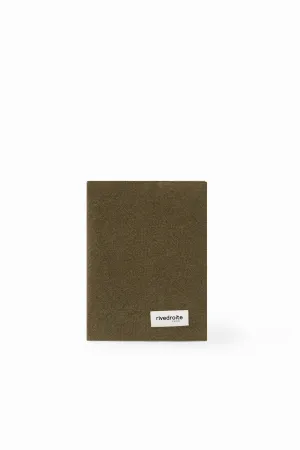 Gabin the health records cover - Recycled cotton Military Green
