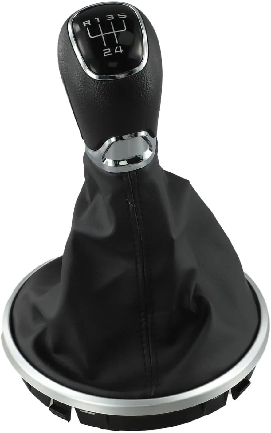 Gear Shift Knob Gaiter 5 Speed Car Gear Shift Knob Gaitor Boot For Skoda For Fabia 2 II MK2 2007-2014