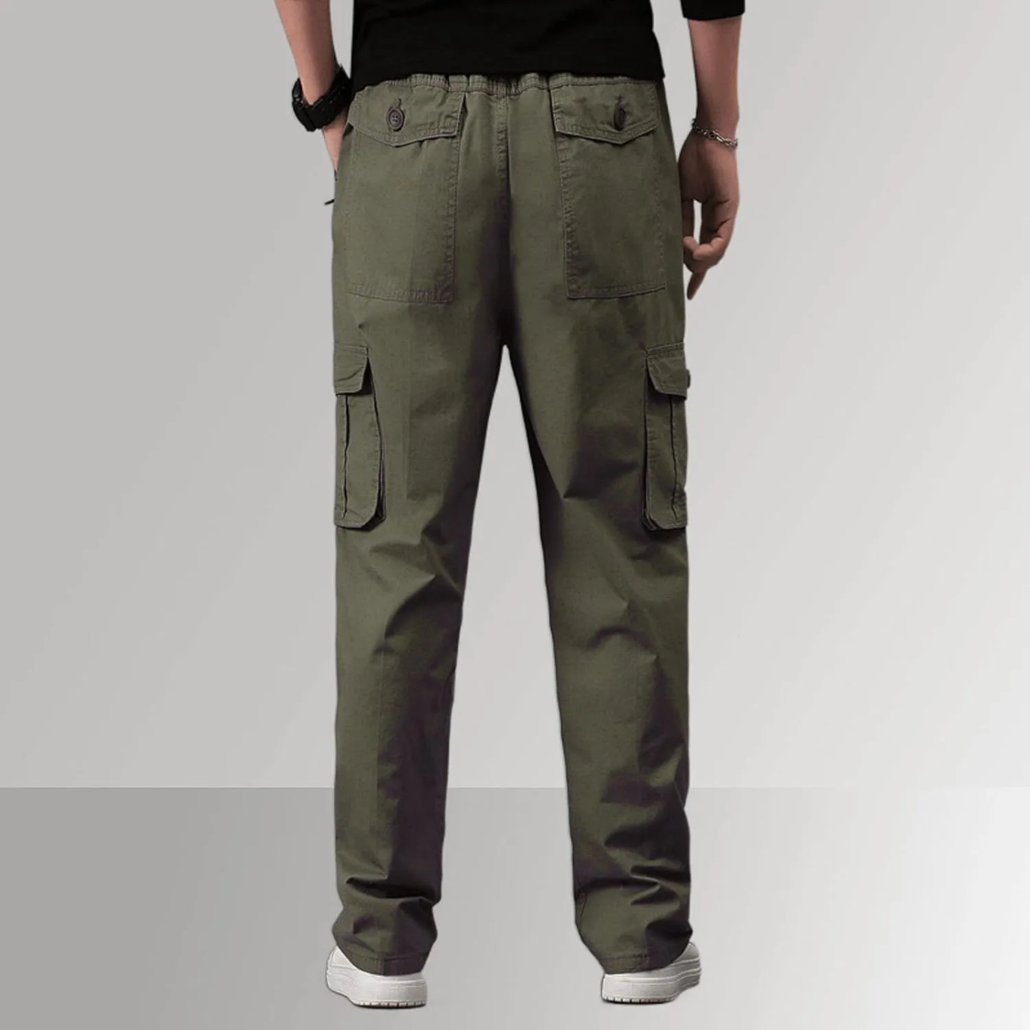 GIERIDUC Men Outdoor Cargo Pant Best Travel Pants for Long Flights Men's Mens Long Underwear Pants Mens Khaki Pants Outdoor