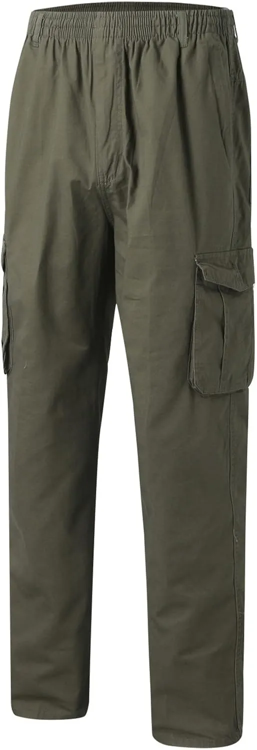 GIERIDUC Men Outdoor Cargo Pant Best Travel Pants for Long Flights Men's Mens Long Underwear Pants Mens Khaki Pants Outdoor