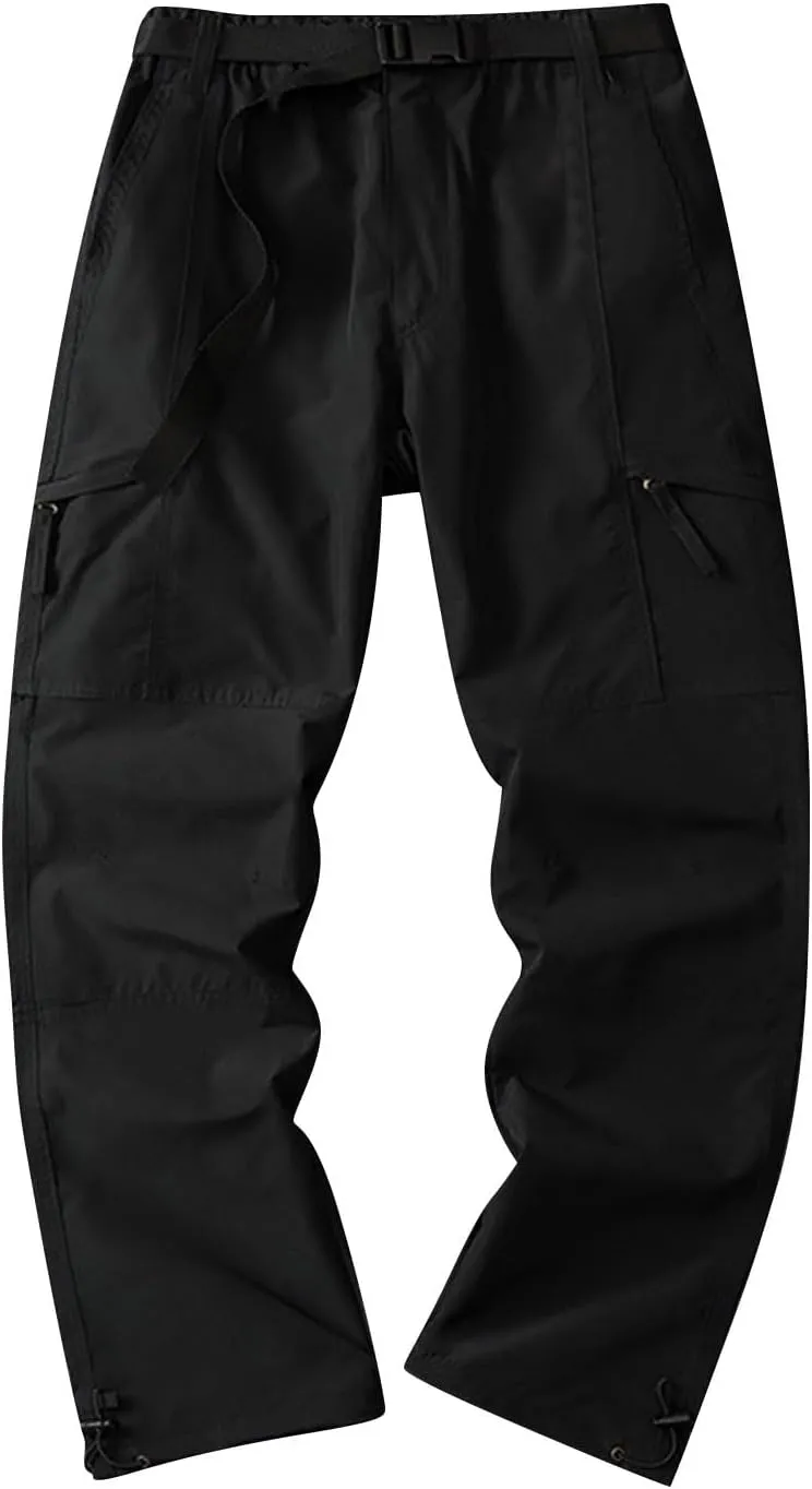 GIERIDUC Mens Athletic Sweatpants with Pockets Fashion Basic Mens Joggers Lightweight Drawstring Elastic Waist Track Pants