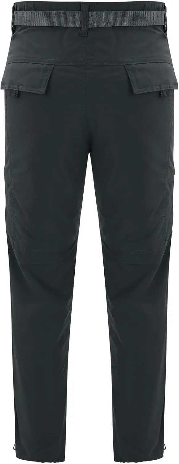 GIERIDUC Men's Water Resistant Hiking Pants Men Cargo Pants with Pockets 28X30 Slim Fit Dress Pants Mens Tapered Dress Pants