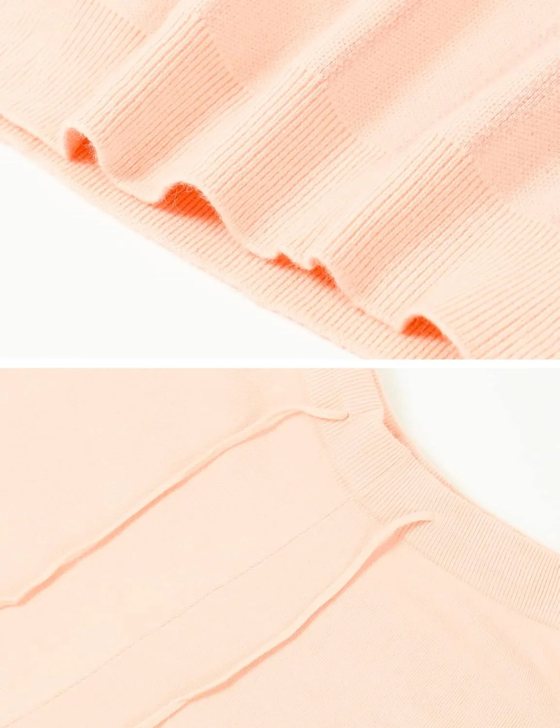 Gihuo Women' s Striped 2 Piece Outfits Crewneck Knit Pullover Sweater Shorts Set Wide Leg Matching Set Loungewear