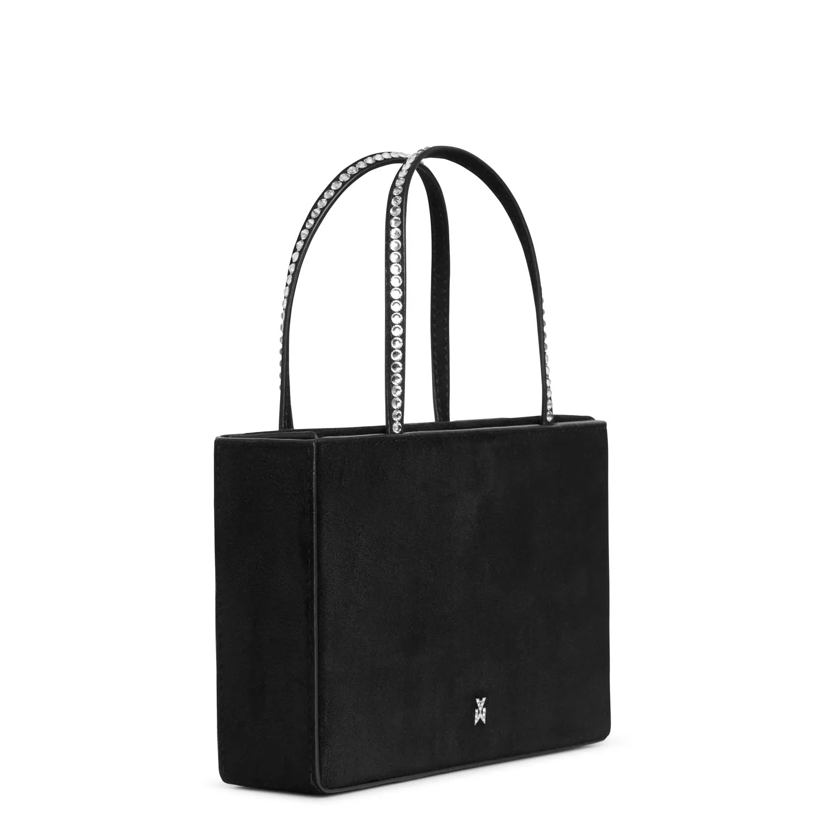 Gilda black suede tote