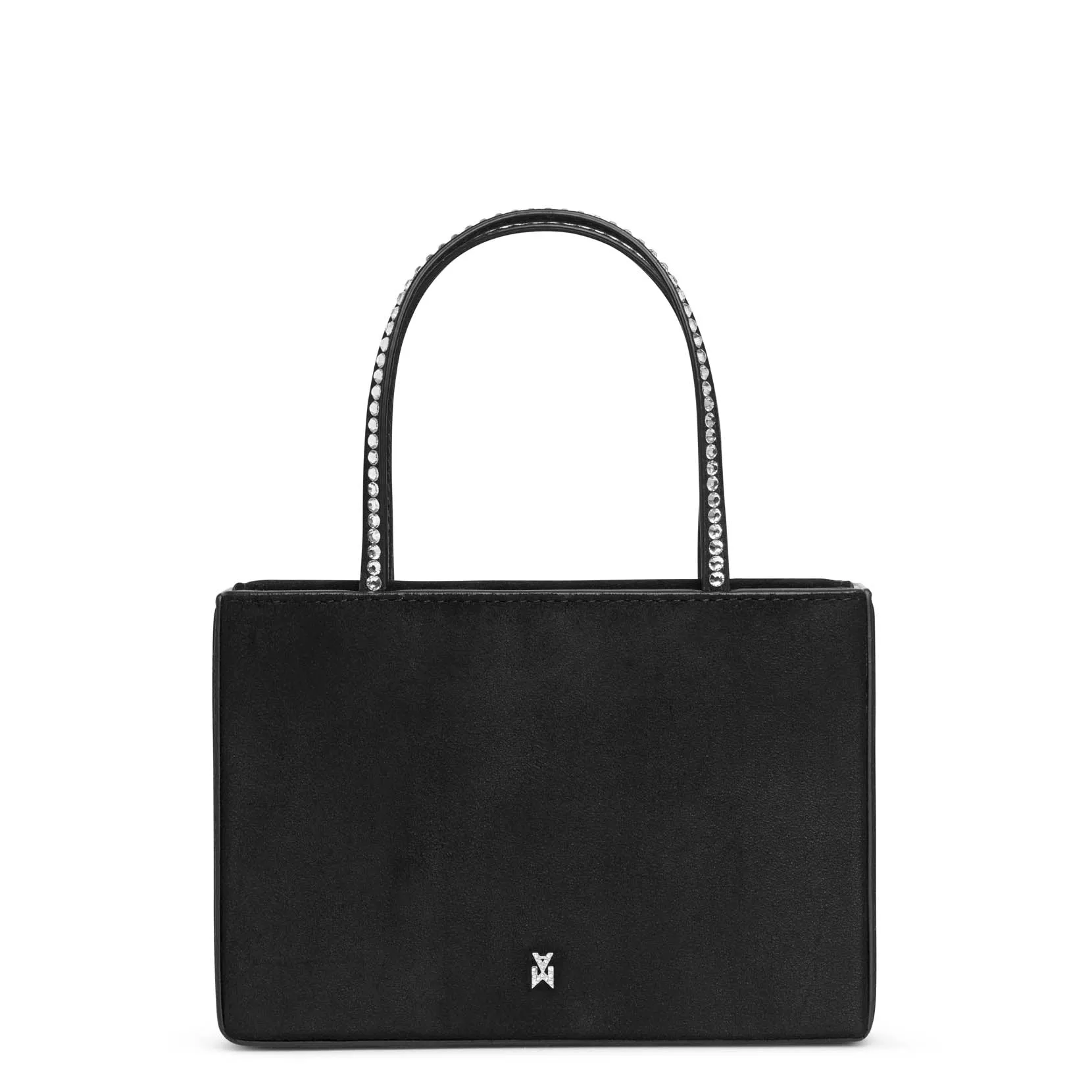 Gilda black suede tote