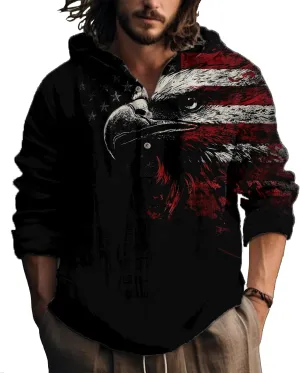 Graphic Hoodies for Men Artsy Button Up Cool Light Weight Fitted Hoodies Hooded Drawstring Pullover