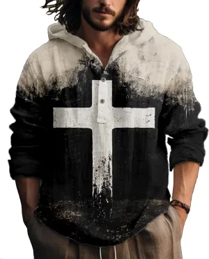 Graphic Hoodies for Men Artsy Button Up Cool Light Weight Fitted Hoodies Hooded Drawstring Pullover