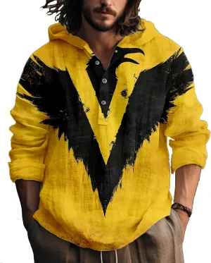 Graphic Hoodies for Men Artsy Button Up Cool Light Weight Fitted Hoodies Hooded Drawstring Pullover