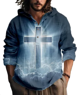 Graphic Hoodies for Men Artsy Button Up Cool Light Weight Fitted Hoodies Hooded Drawstring Pullover