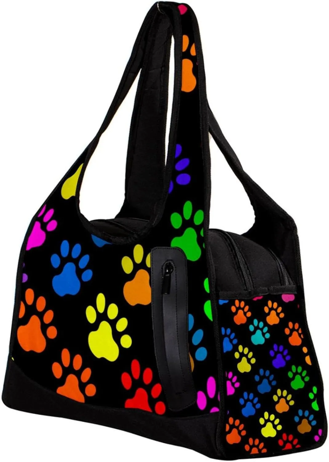 Gym Bags for Women,Duffle Bag for Travel,Color Pattern with Paw Prints,Gym Bag for Men