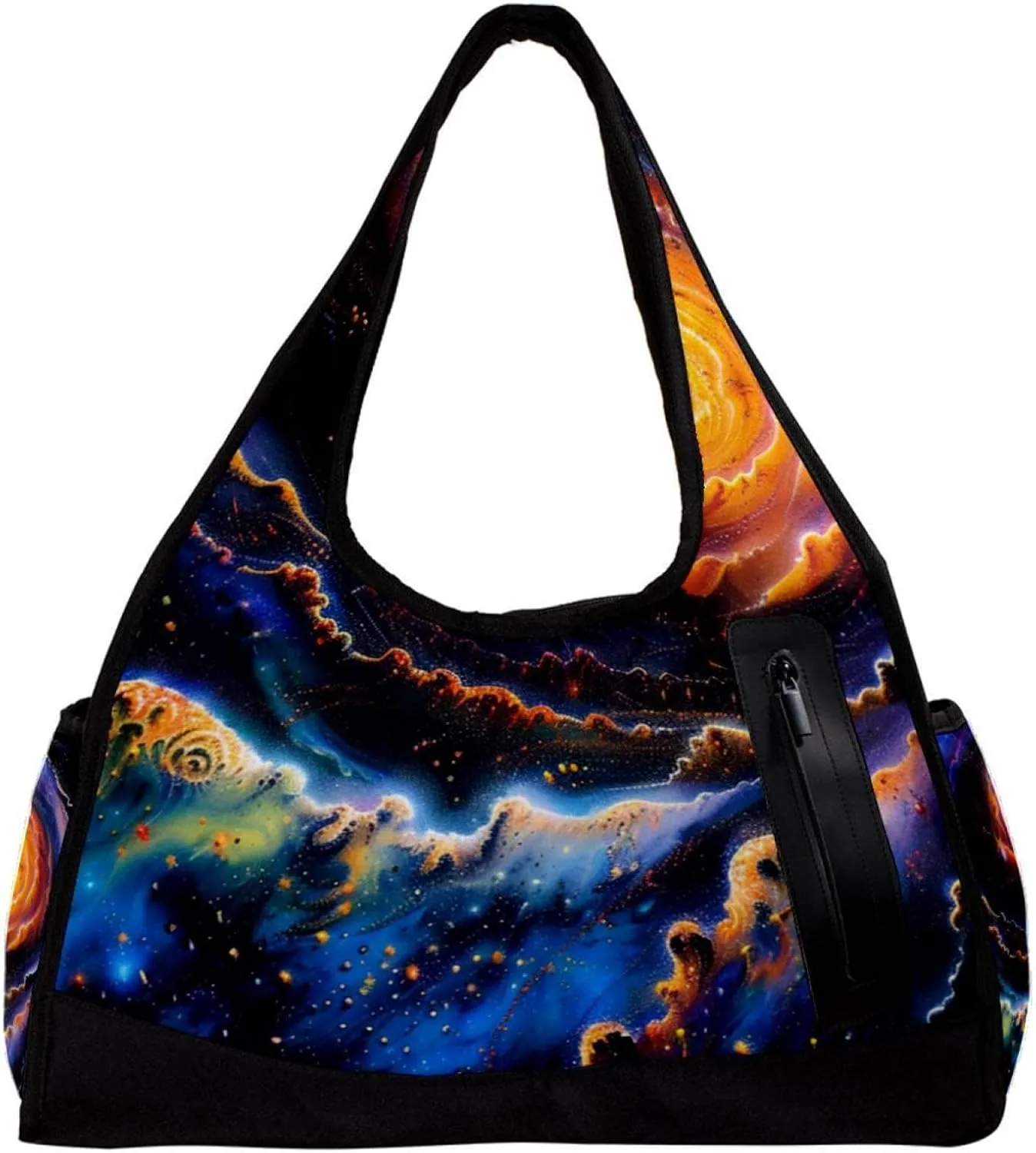 Gym Bags for Women,Duffle Bag for Travel,Cosmic Nature Space Vortex,Gym Bag for Men