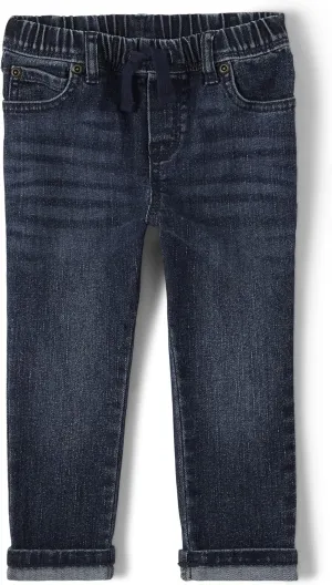 Gymboree Boys' and Toddler Pull on Denim Jeans