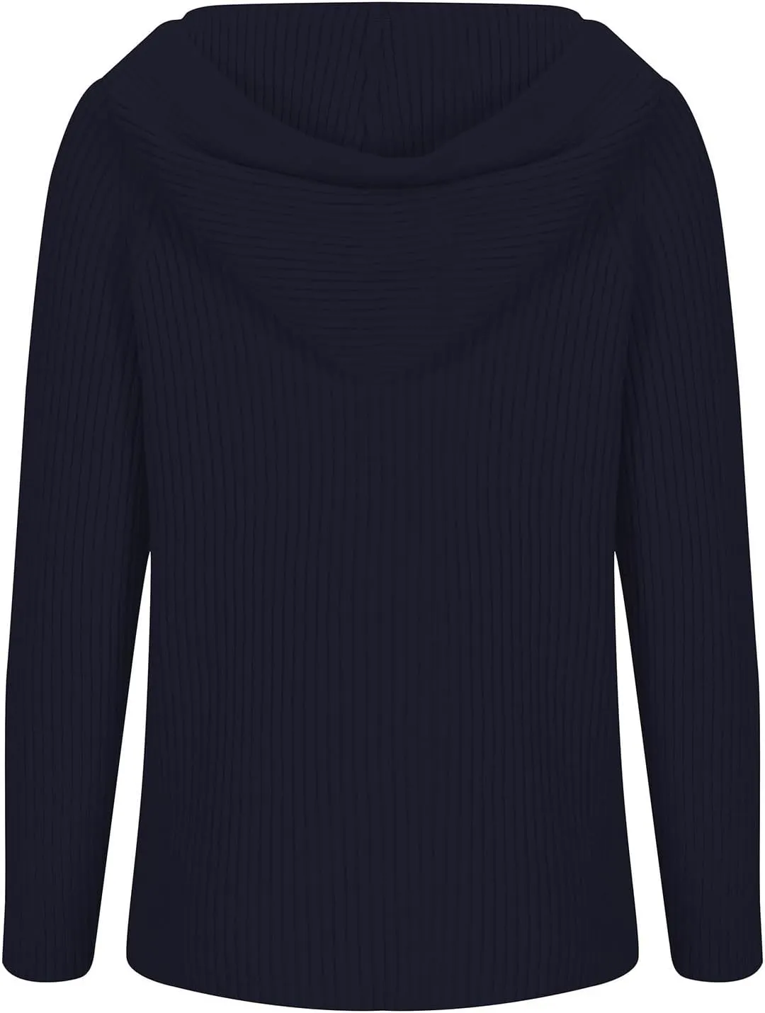 Half Zip Sweater for Women Fashion Winter Solid Drawstring Knit Blouse Striped Oversized Wide Hem Casual Outwear