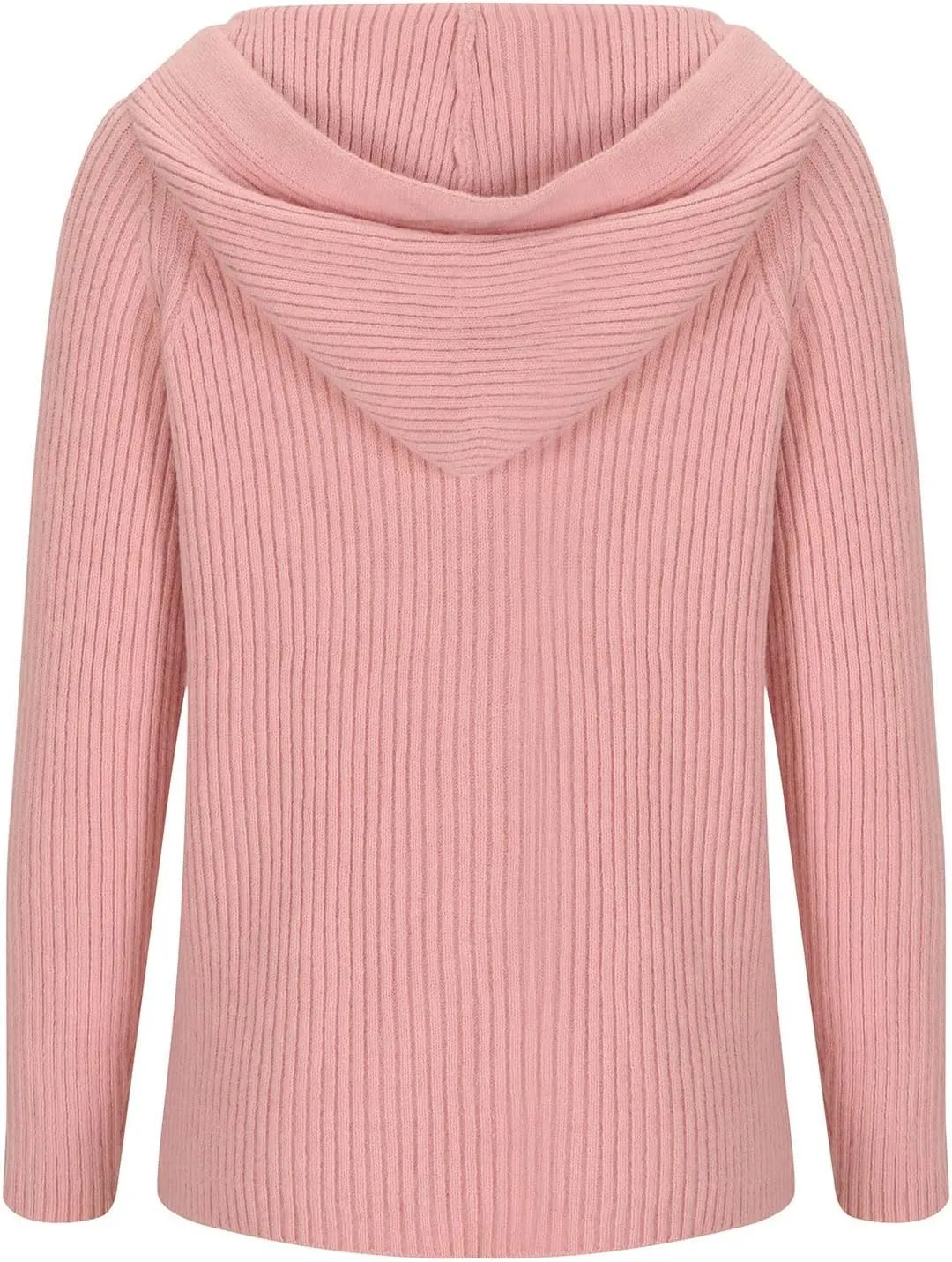 Half Zip Sweater for Women Fashion Winter Solid Drawstring Knit Blouse Striped Oversized Wide Hem Casual Outwear