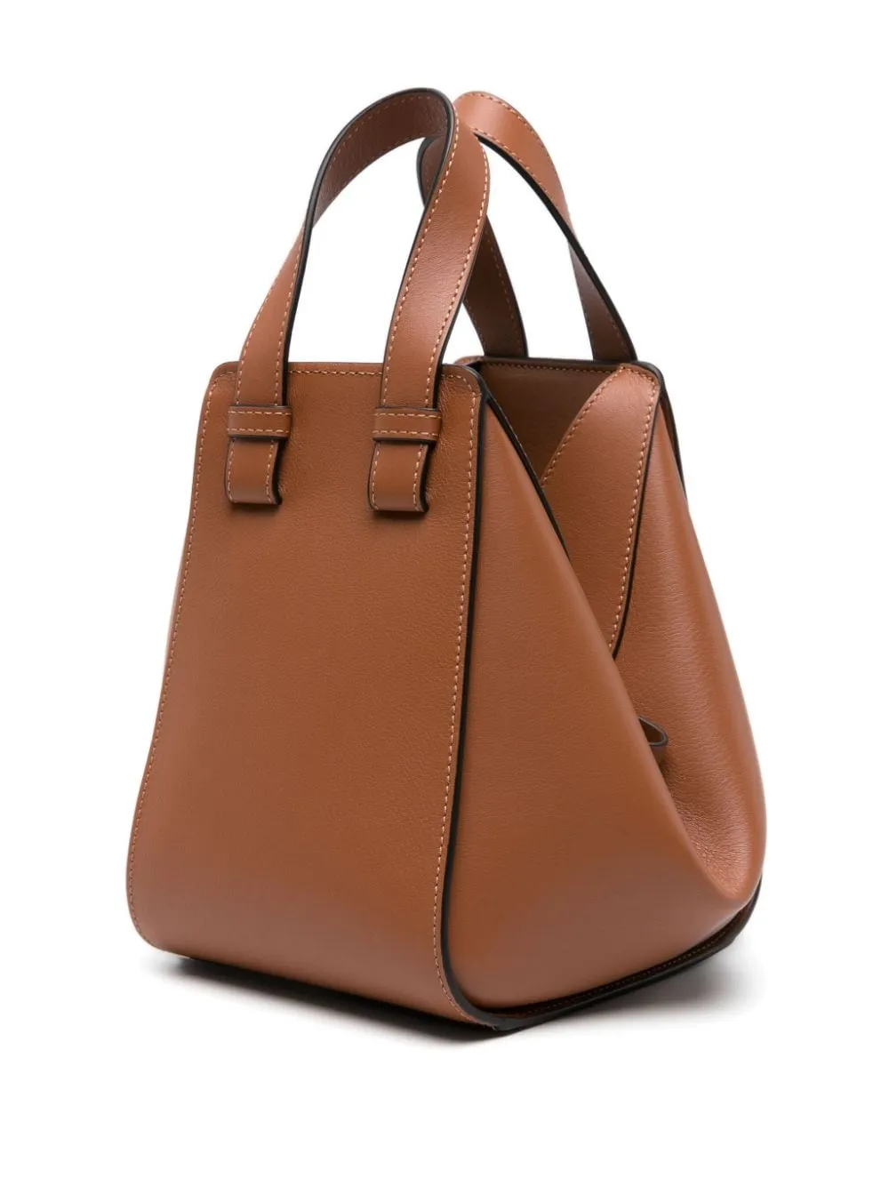 Hammock compact leather handbag